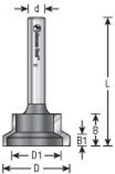 Drawer Lock Router Bit Layout Dimensions Amana Tool 55386 Drawer Lock Router Bit 1/4