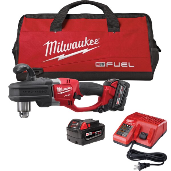 Milwaukee 270822 M18 FUEL HOLE HAWG Right Angle Drill Kit Cirlce Saw