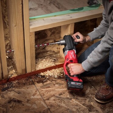 Milwaukee Electric Tool 2708-22 M18 FUEL HOLE HAWG Brushless Right Angle Drill Kit, 18 V, Lithium-Ion, 2" Quick-Lock, Keyless Chuck