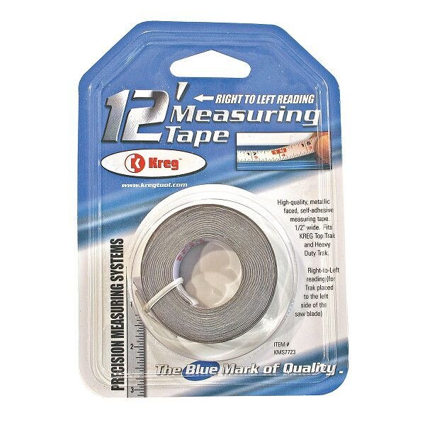 Kreg - Self-Adhesive Measuring Tape (R-L Reading), 12