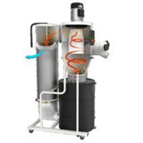 Jet 717520 JCDC Cyclone Dust Collector 2HP 230V Cirlce Saw