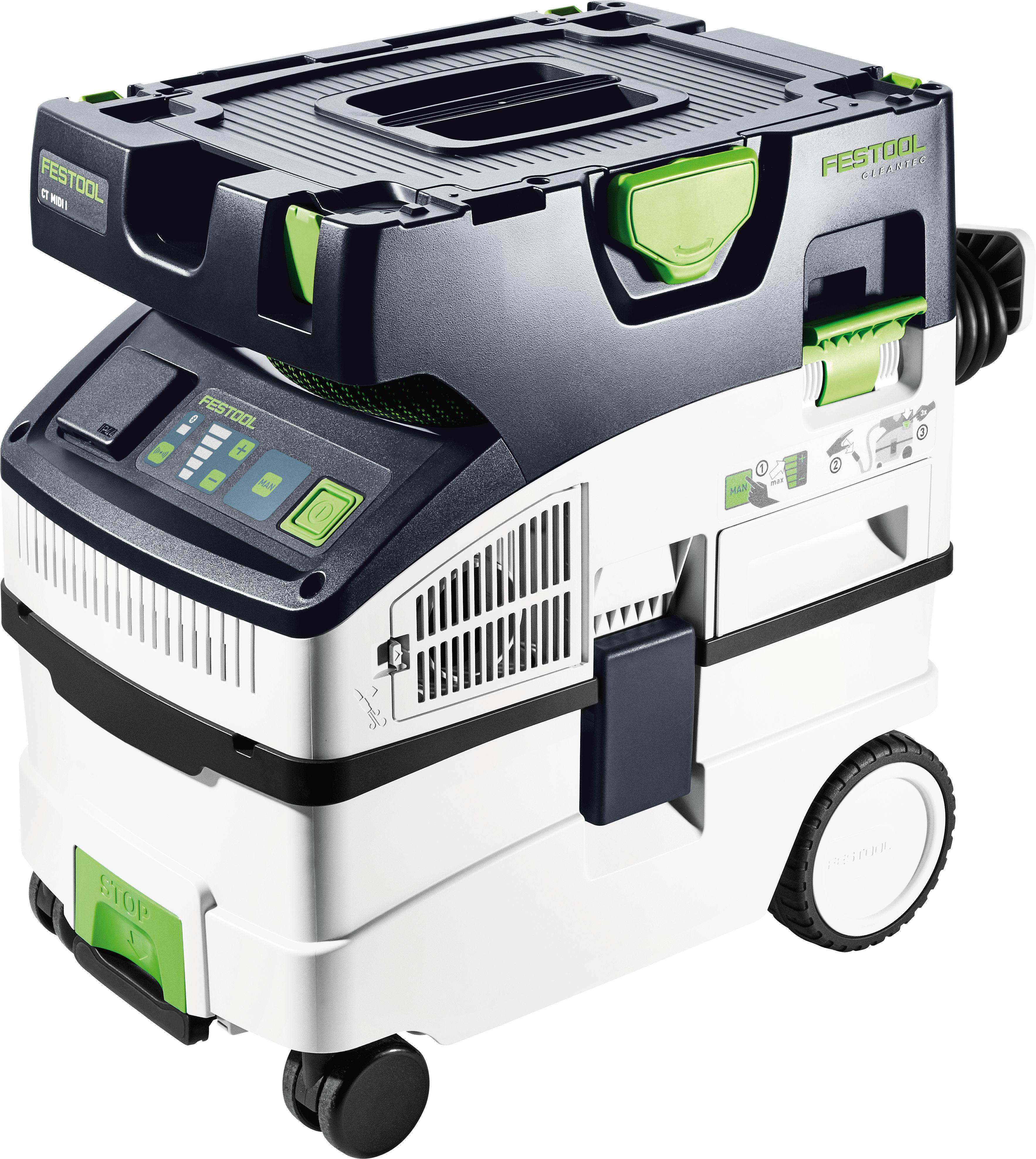 Festool 574837 Midi Dust Extractor w/ Bluetooth and Hepa Certification